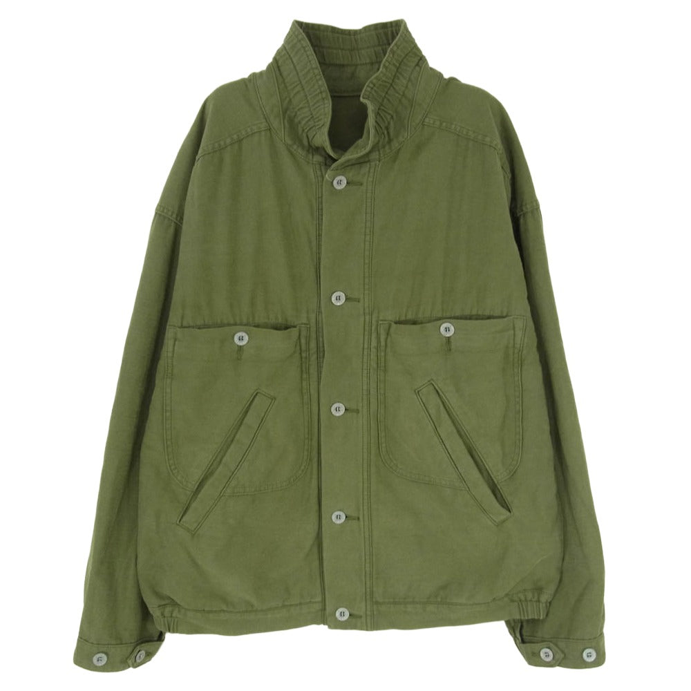 TENDERLOIN テンダーロイン 23SS FATIGUE JKT ファティーグ スタンドカラー ジャケット カーキ系 S【中古】