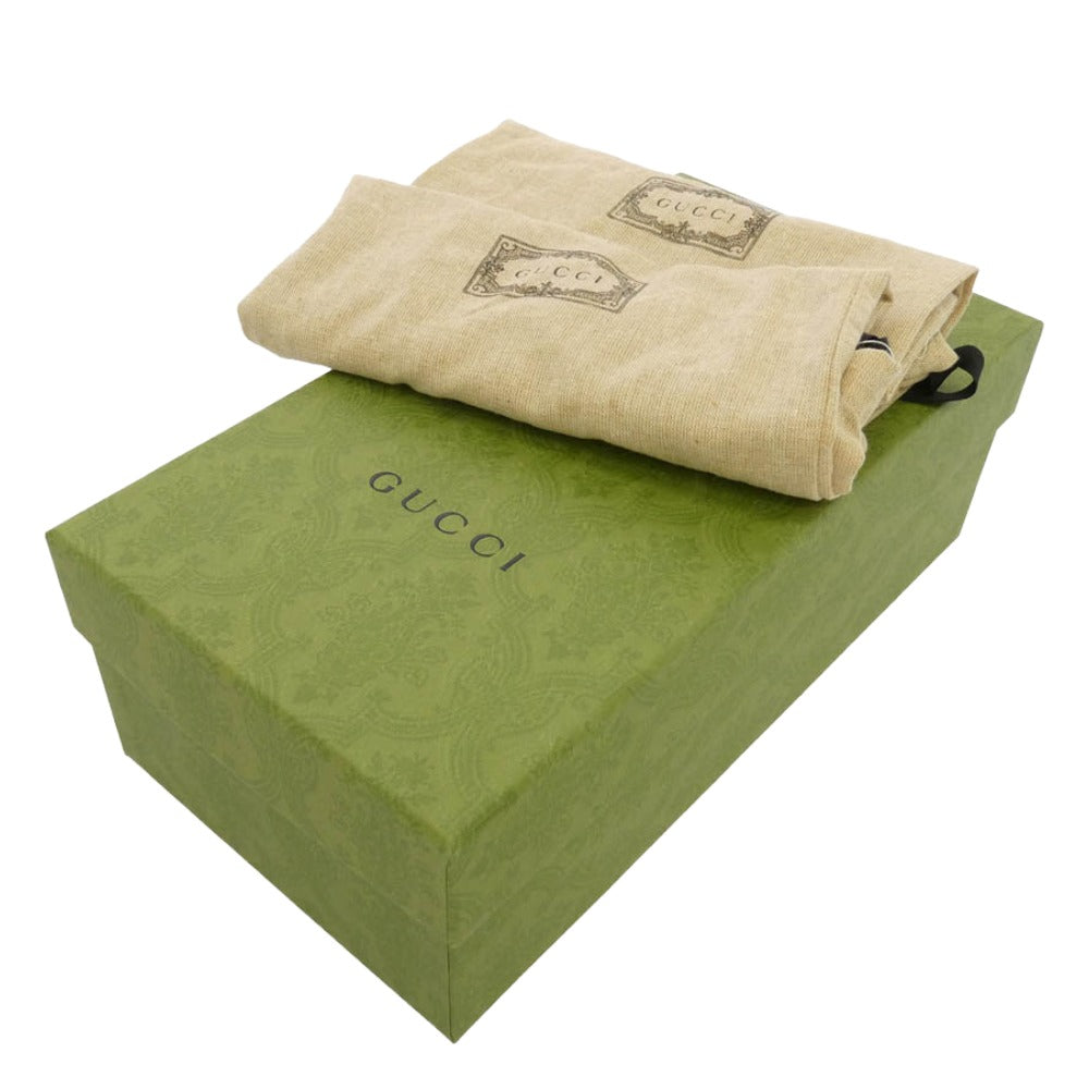 GUCCI グッチ 1953 ホースビット レザー ウィメンズ ローファー ベージュ系 35.5【極上美品】【中古】
