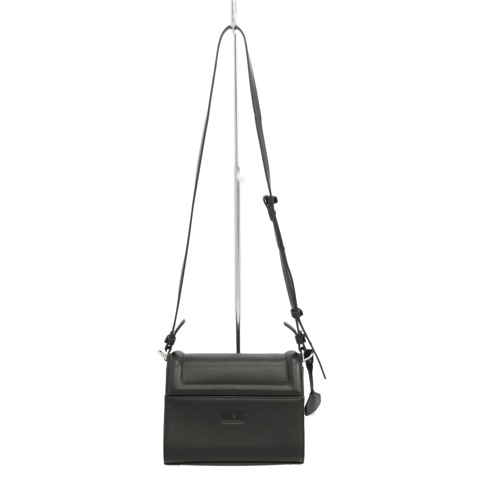 DIESEL ディーゼル X10159 P6728 YBYS S CROSSBODY レザー クロスボディ ショルダーバッグ ブラック系【中古】