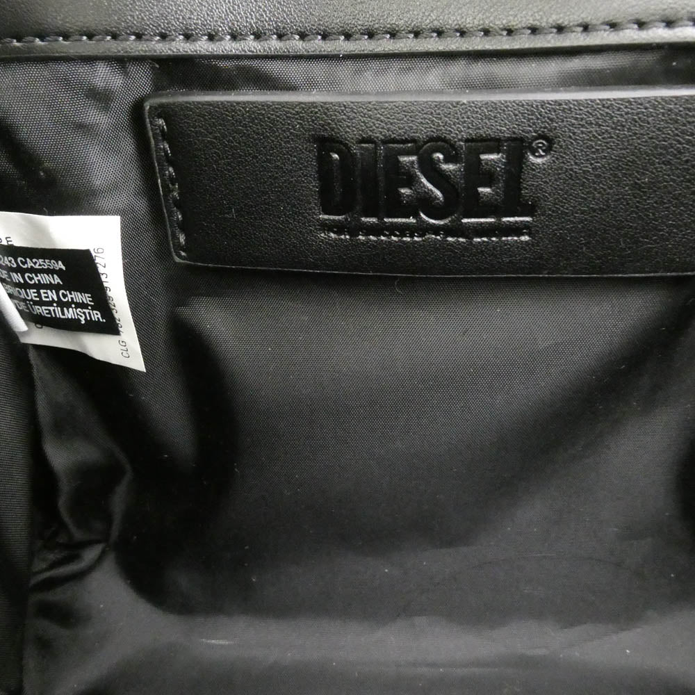 DIESEL ディーゼル X10159 P6728 YBYS S CROSSBODY レザー クロスボディ ショルダーバッグ ブラック系【中古】