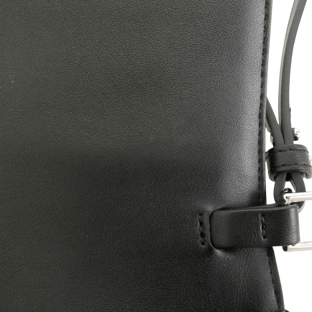 DIESEL ディーゼル X10159 P6728 YBYS S CROSSBODY レザー クロスボディ ショルダーバッグ ブラック系【中古】