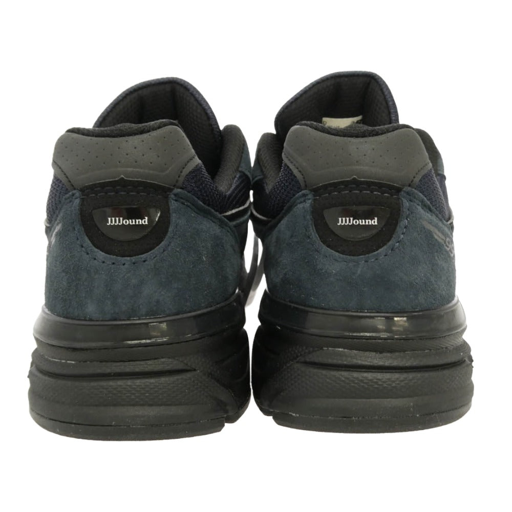 NEW BALANCE ニューバランス M990JJ4 x JJJJound ジョウンド 990V4 Navy スエード スニーカー ネイビー系 28.5cm【新古品】【未使用】【中古】