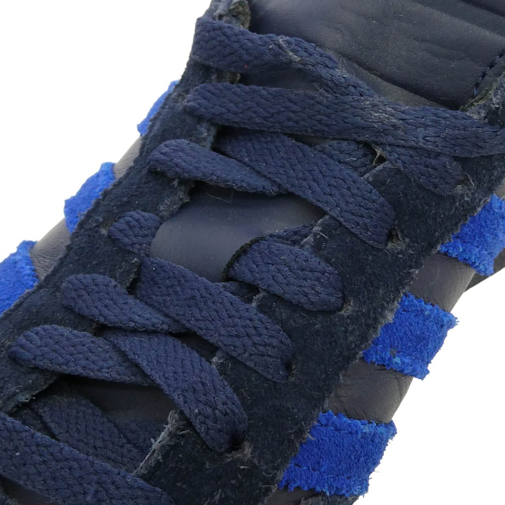 adidas アディダス HP6696 × SHUKYU シュウキュウ × E-WAX イーワックス HANDBALL SPEZIAL ハンドボール スペツィアル スニーカー ネイビー系 23cm【中古】
