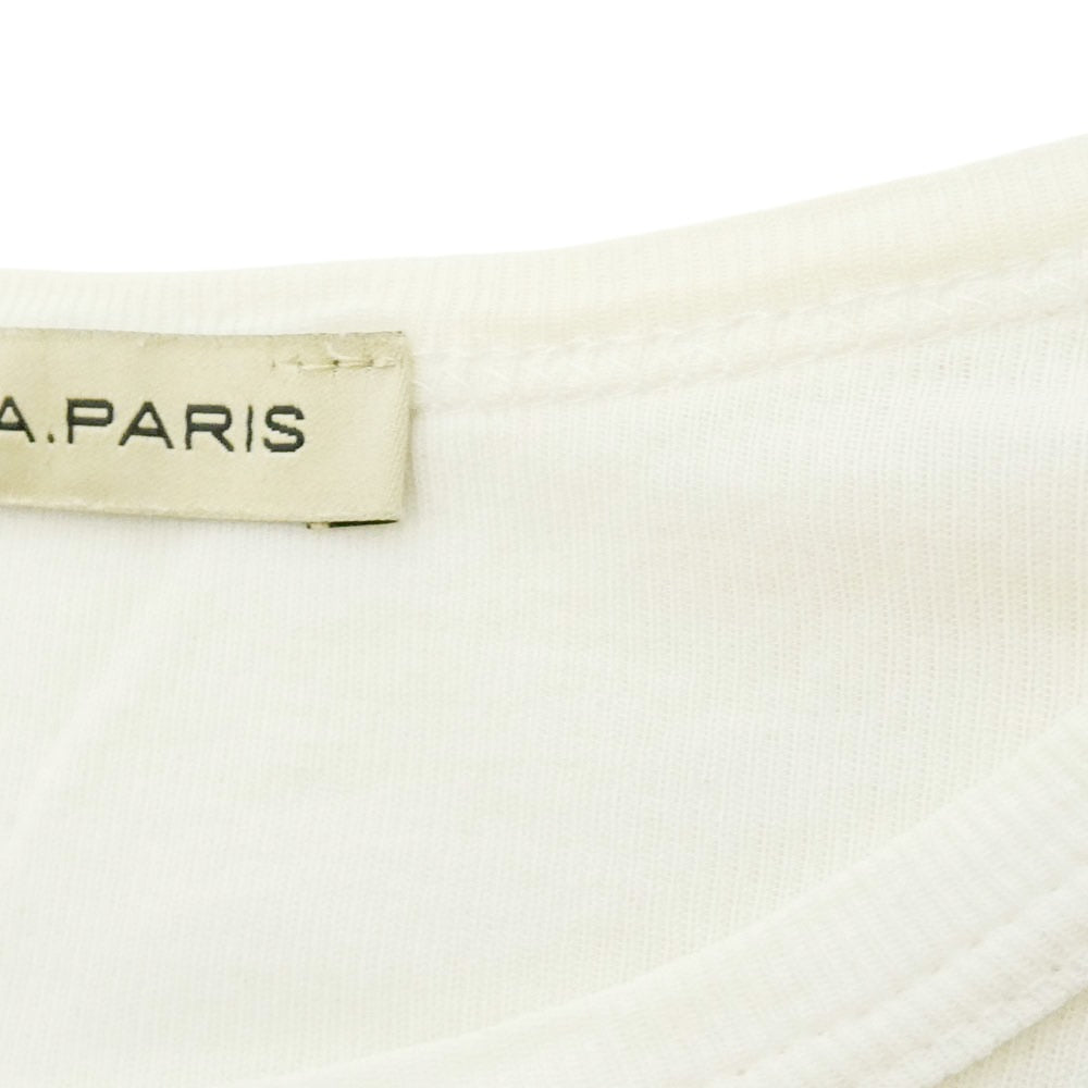 BALENCIAGA バレンシアガ Nicolas Ghesquiere ニコラ・ジェスキエール期 Emblem Logo Printed エンブレムロゴ プリント ロングスリーブ 長袖 カットソー ホワイト系【中古】