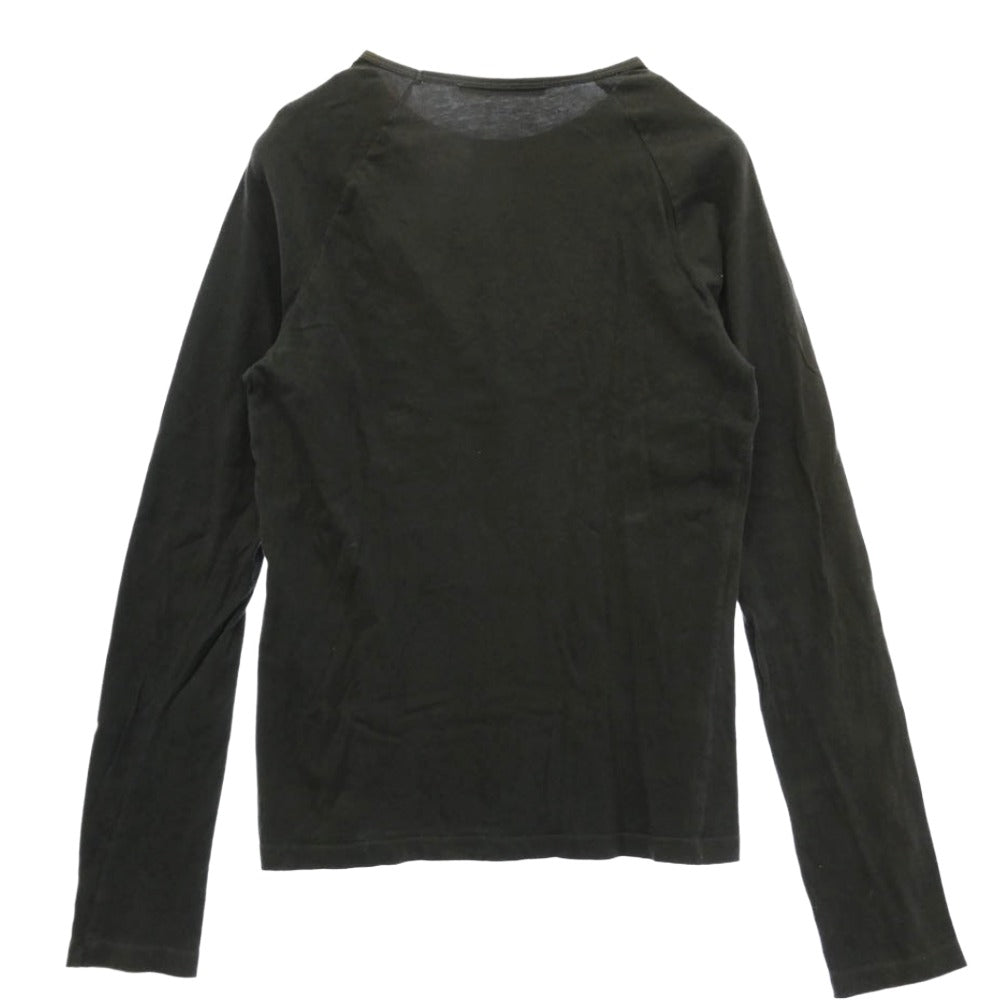 BALENCIAGA バレンシアガ Nicolas Ghesquiere ニコラ・ジェスキエール期 spider printed long sleeve スパイダー プリント 長袖 カットソー グレー系 XS【中古】