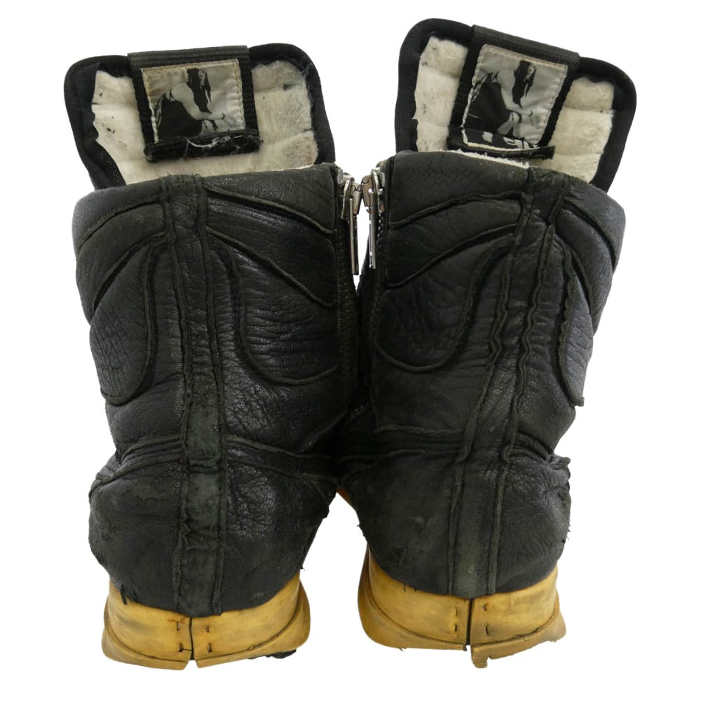 Rick Owens リックオウエンス 初期 archive アーカイブ GEO DUNK ジオダンク レザー ハイカット スニーカー ブラック系【中古】