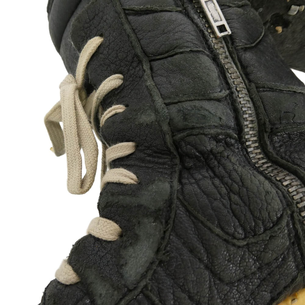 Rick Owens リックオウエンス 初期 archive アーカイブ GEO DUNK ジオダンク レザー ハイカット スニーカー ブラック系【中古】