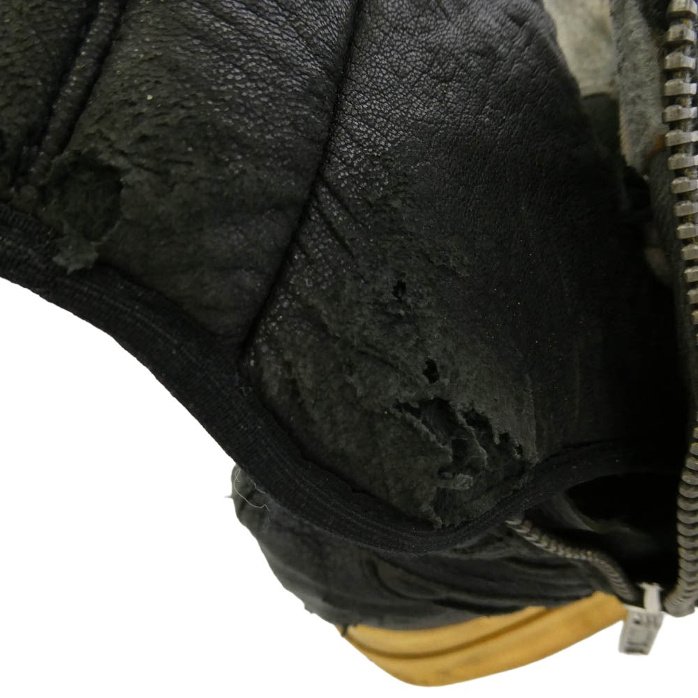 Rick Owens リックオウエンス 初期 archive アーカイブ GEO DUNK ジオダンク レザー ハイカット スニーカー ブラック系【中古】