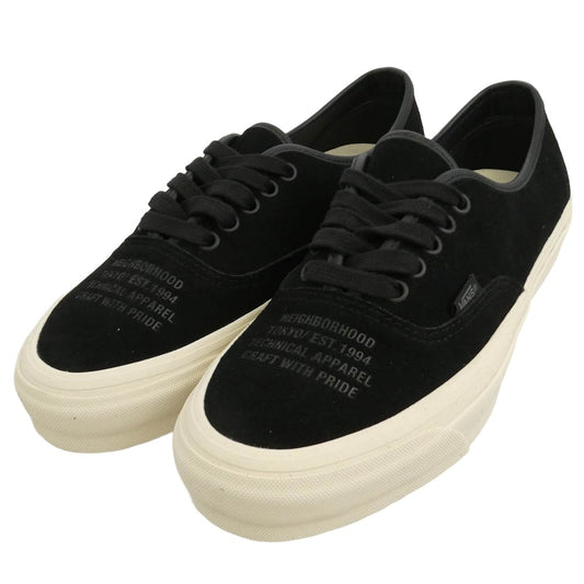 NEIGHBORHOOD ネイバーフッド VANS バンズ 26SS 261VFVNN-FWM01 x VANS OTW Authentic 44 BLACK NATURAL バンズ オーセンティック ブラック ナチュラル ローカットスニーカー ブラック系 ホワイト系 25.5【新古品】【未使用】【中古】