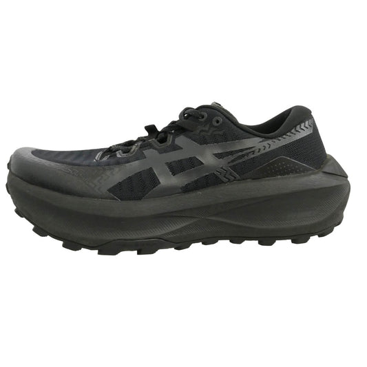 asics アシックス 1011C164-001 Trabuco Max 5 Black Graphite Grey トラブーコ マックス5 ブラック グレイシャー グレー ランニングシューズ ローカットスニーカー ブラック系 25.5cm【中古】