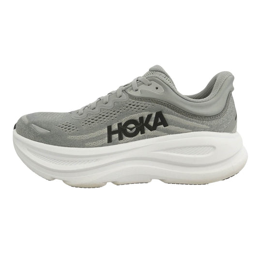 HOKA ONE ONE ホカ オネオネ 1162011 Bondi 9 ボンダイ9 ランニングシューズ ローカットスニーカー グレー系 ホワイト系 26cm【中古】