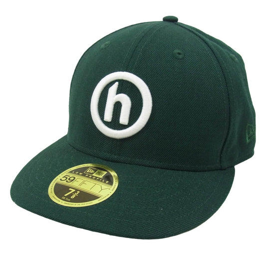 NEW ERA ニューエラ x HIDDEN NEW YORK ヒドゥンニューヨーク 59FIFTY コーデュロイ キャップ 帽子 グリーン系【中古】