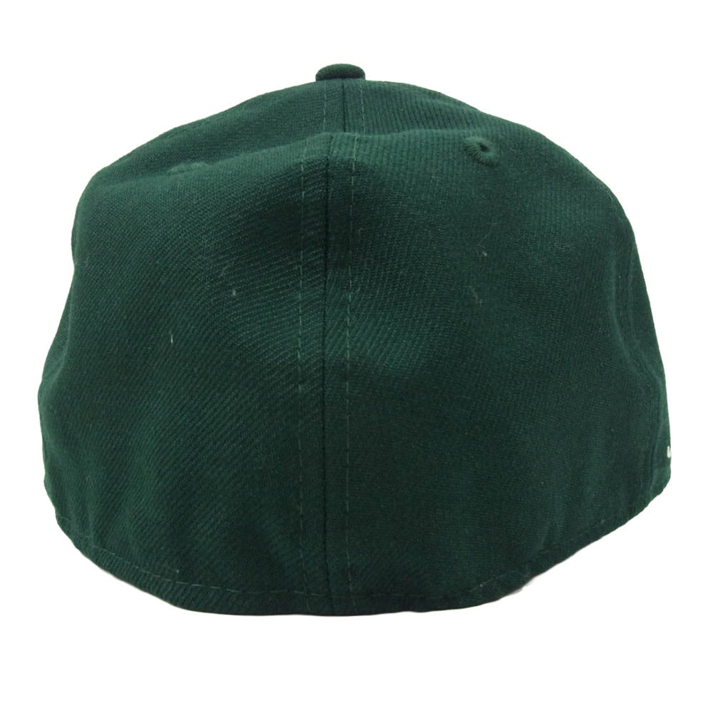 NEW ERA ニューエラ x HIDDEN NEW YORK ヒドゥンニューヨーク 59FIFTY コーデュロイ キャップ 帽子 グリーン系【中古】