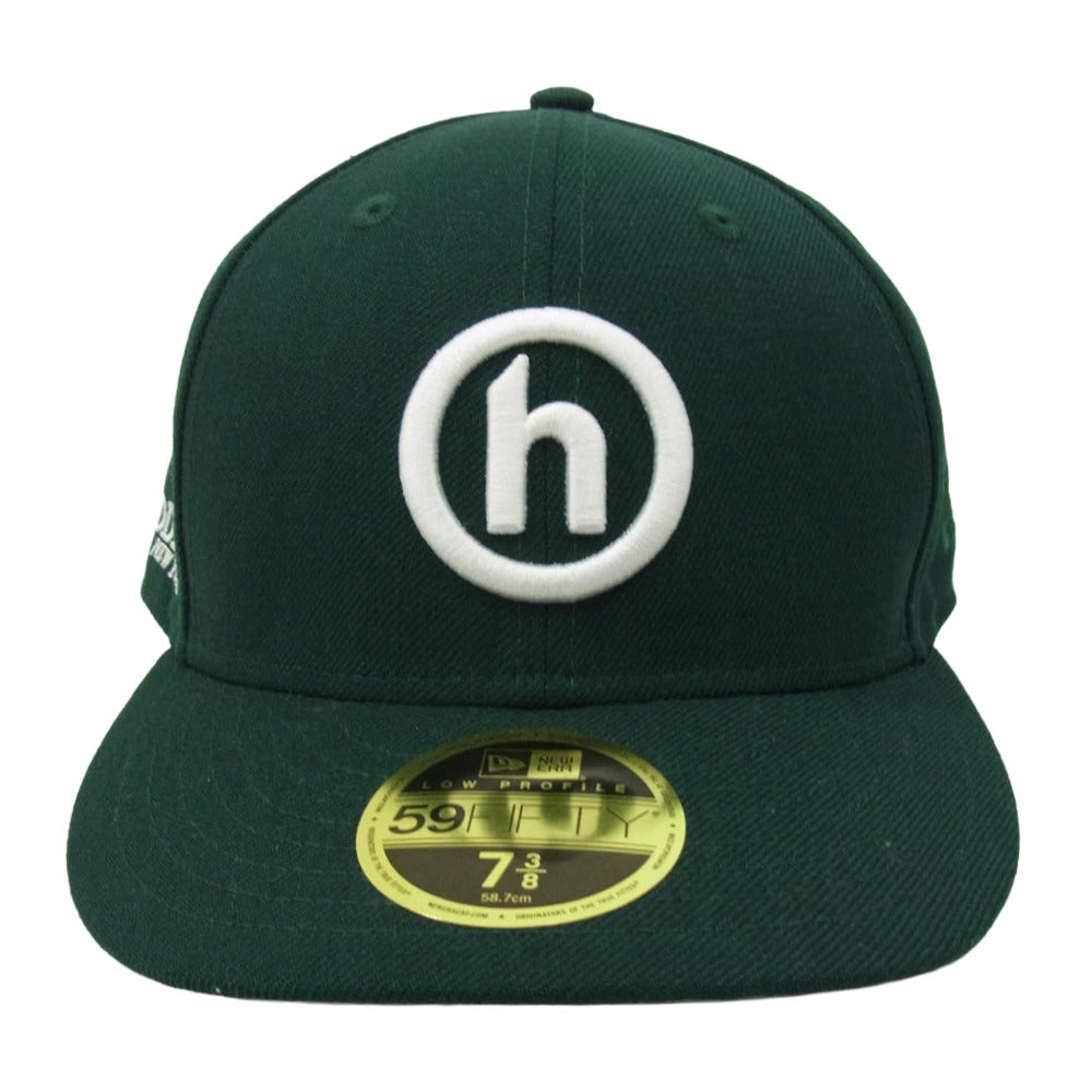 NEW ERA ニューエラ x HIDDEN NEW YORK ヒドゥンニューヨーク 59FIFTY コーデュロイ キャップ 帽子 グリーン系【中古】