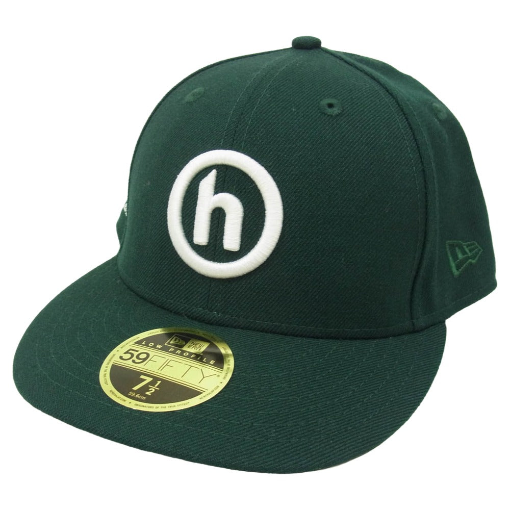 NEW ERA ニューエラ x HIDDEN NEW YORK ヒドゥンニューヨーク 59FIFTY コーデュロイ キャップ 帽子 グリーン系【中古】