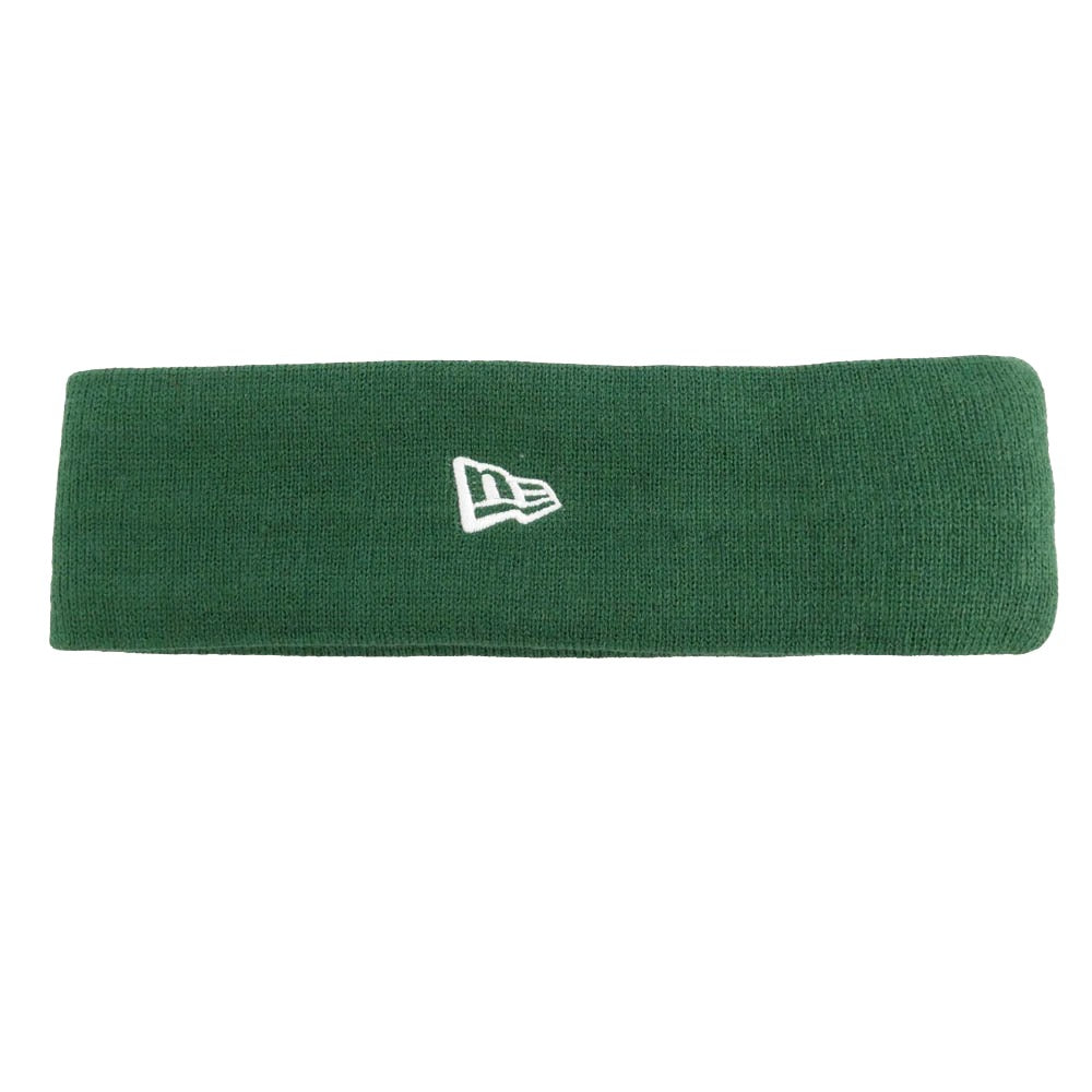 Supreme シュプリーム NEW ERA ニューエラ × NEW ERA ニューエラ 18AW Big Logo Headband ビッグ ロゴ ヘアバンド ヘッドバンド グリーン系【美品】【中古】