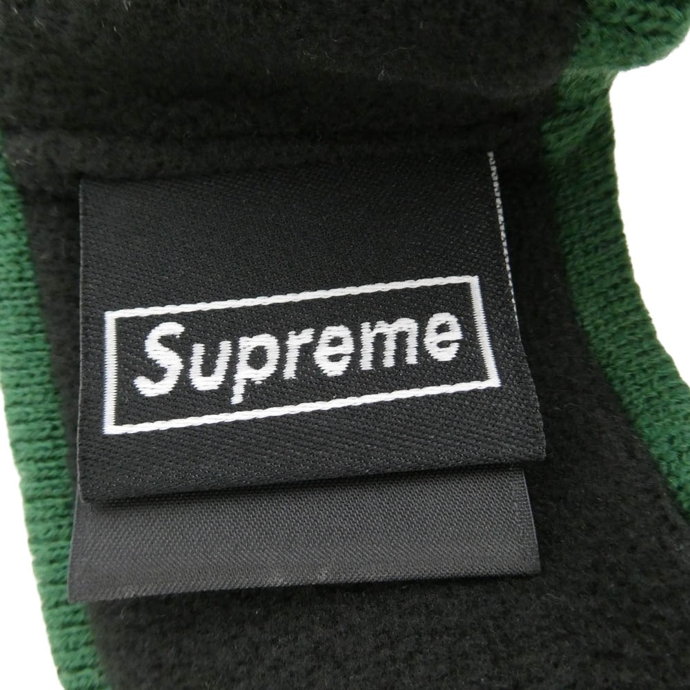 Supreme シュプリーム NEW ERA ニューエラ × NEW ERA ニューエラ 18AW Big Logo Headband ビッグ ロゴ ヘアバンド ヘッドバンド グリーン系【美品】【中古】