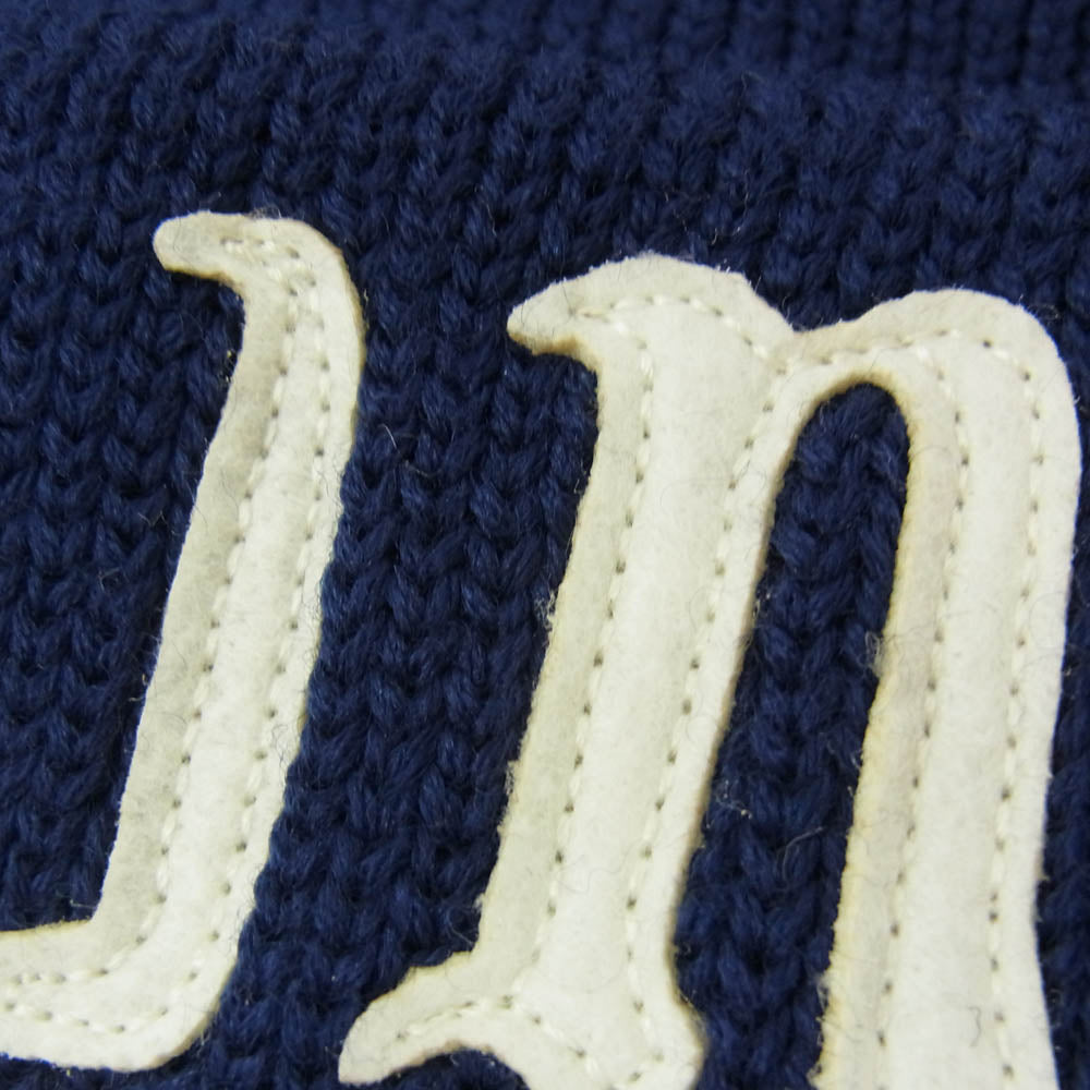 SAINT MICHAEL セントマイケル 24AW SM-YS1-0000-083 SAINT KNIT CAP セント ニットキャップ ニット 帽子 ブルー ネイビー系 OS【中古】