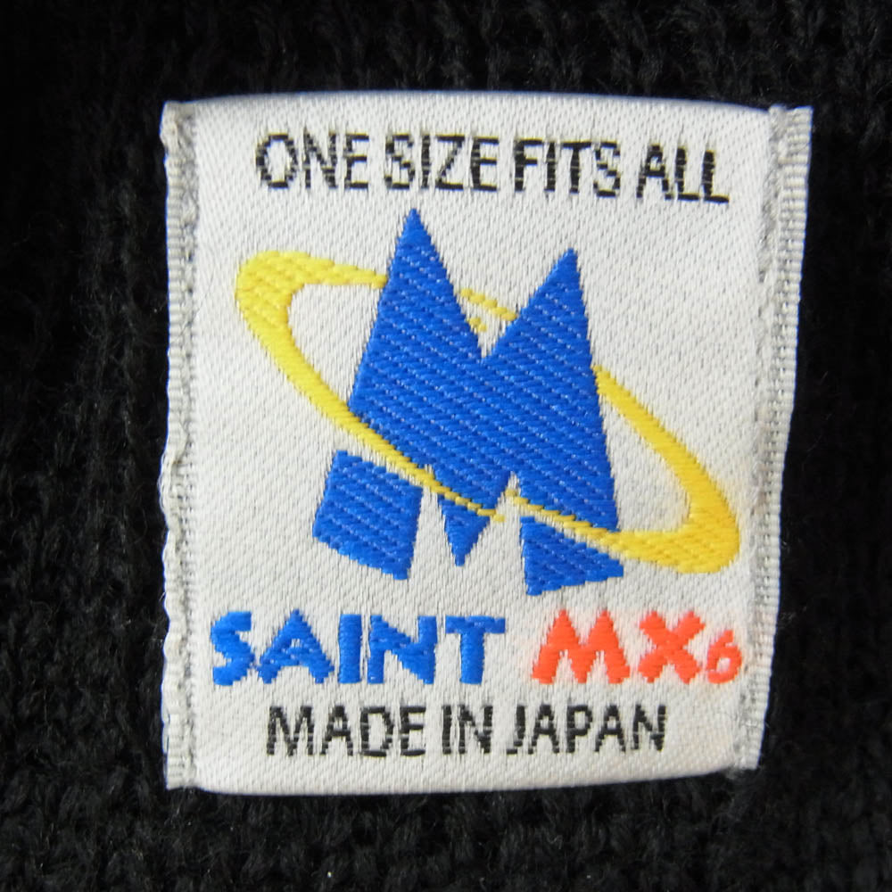 SAINT MICHAEL セントマイケル 24AW SM-YS1-0000-081 SAINT KNIT CAP セント ニットキャップ ニット 帽子 ブラック系 OS【中古】