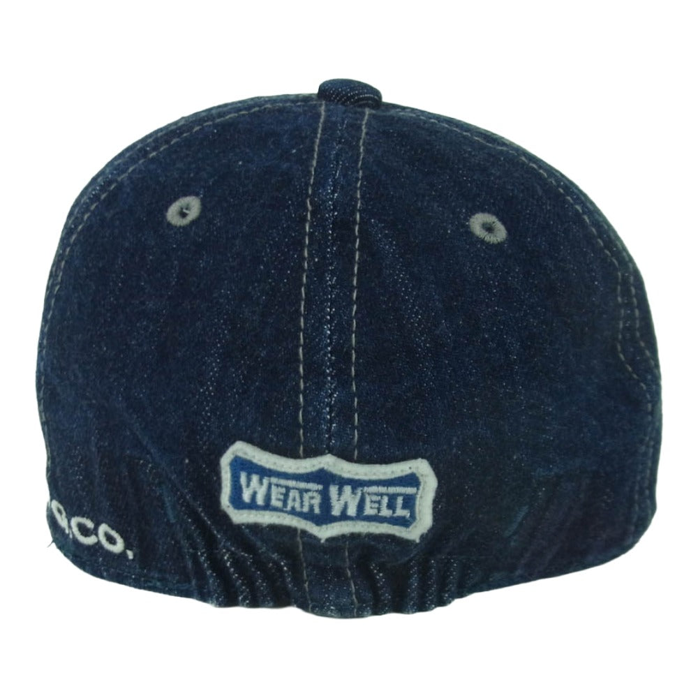 UES ウエス UNION MADE デニム キャップ 帽子 インディゴブルー系 L【中古】