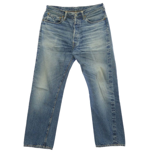 WAREHOUSE ウエアハウス 1101 LOT1101 セコハン 2nd hand ボタンフライ デニム パンツ インディゴブルー系 34【中古】