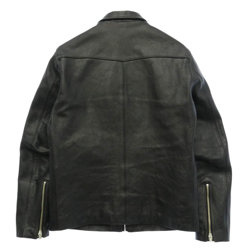 ファインクリークレザーズ ホースハイド アロンゾ レザー ジャケット ブラック系 40【中古】