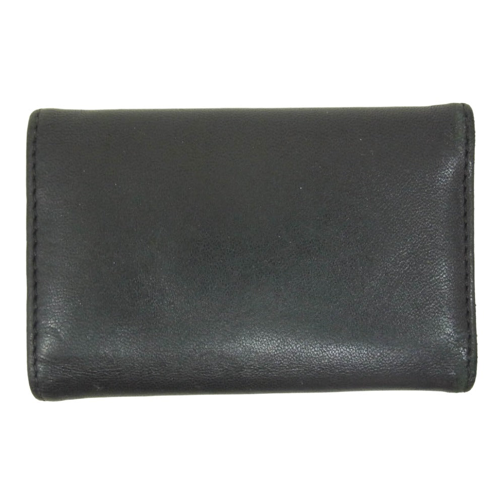 Vivienne Westwood ヴィヴィアンウエストウッド 51020001 L001L NAPPA LEATHER KEY CASE オーブ 4連 レザー キーケース ブラック系【中古】