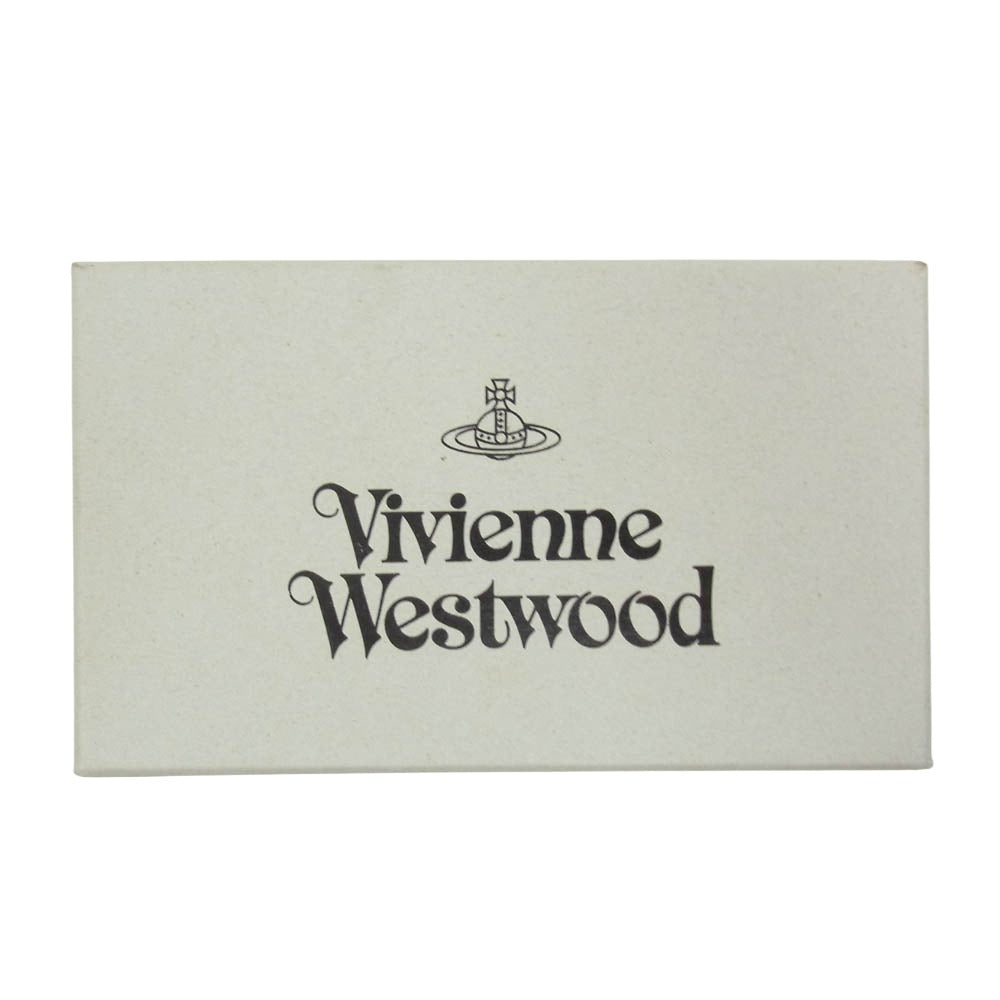 Vivienne Westwood ヴィヴィアンウエストウッド 51020001 L001L NAPPA LEATHER KEY CASE オーブ 4連 レザー キーケース ブラック系【中古】