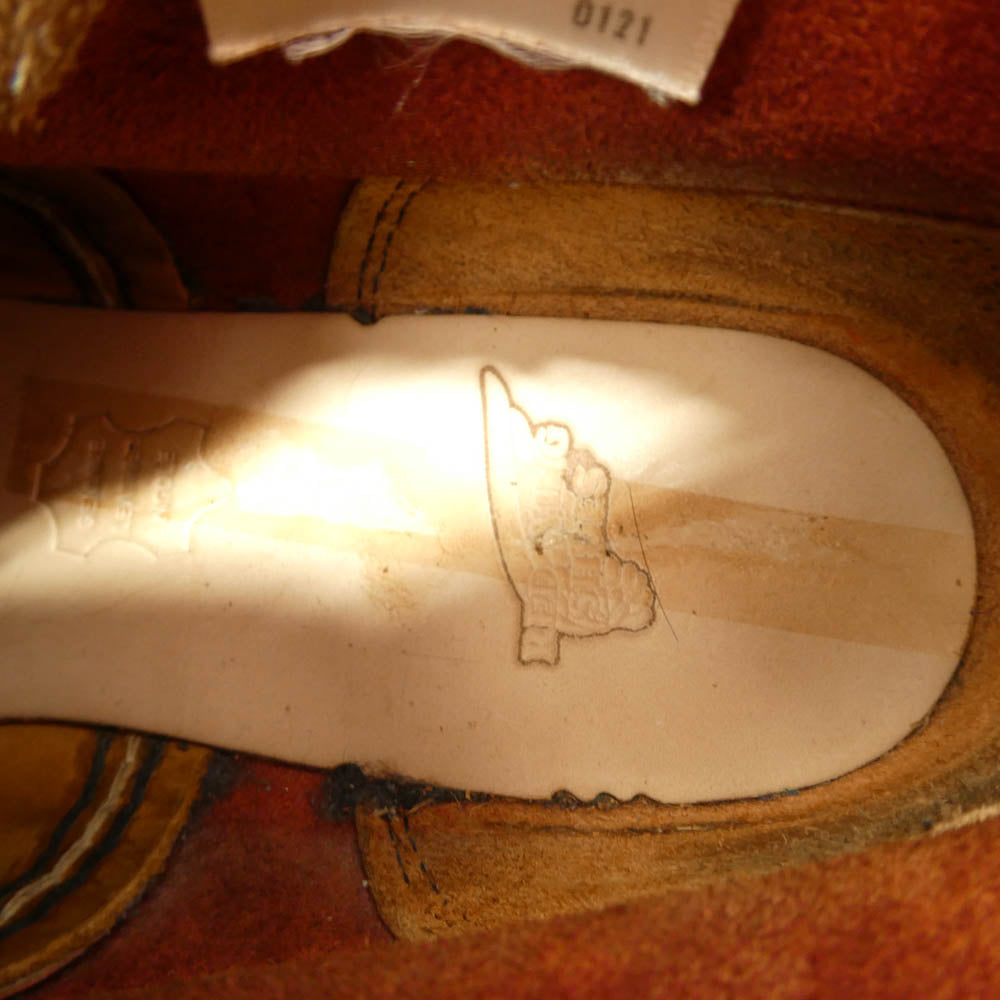 RED WING レッドウィング USA製 四角犬タグ IRISH SETTER 6インチ MOC アイリッシュセッター モック ブーツ ブラウン系 US7【中古】