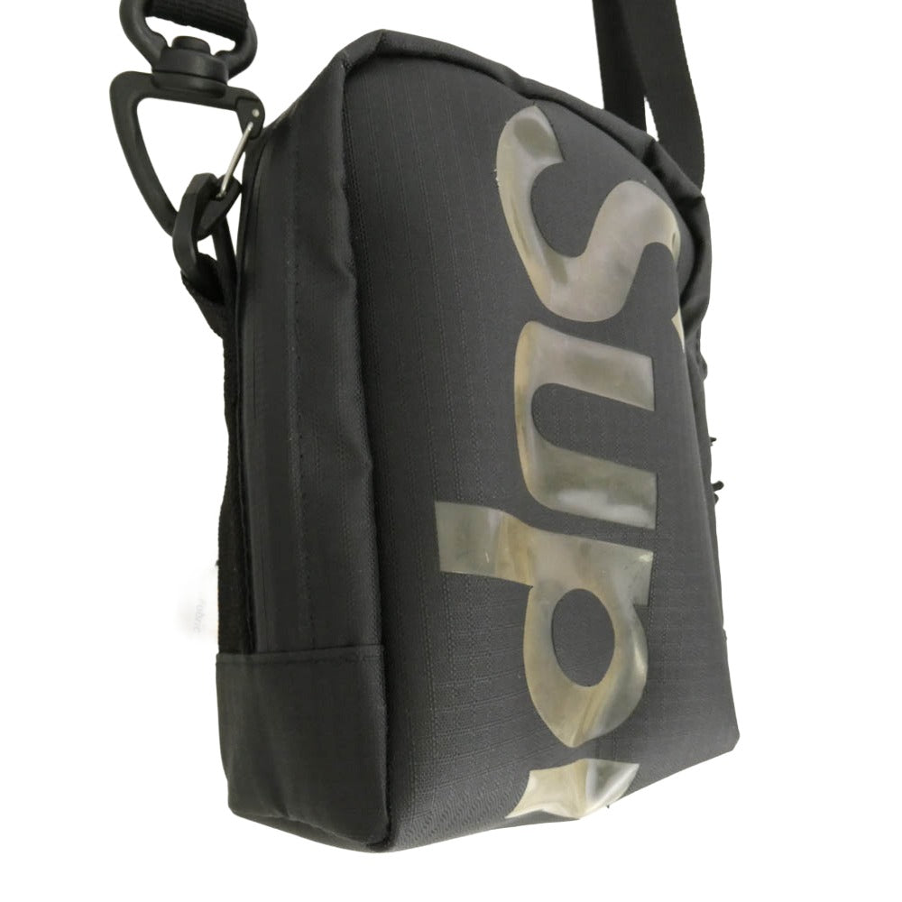 Supreme シュプリーム 21SS NECK POUCH ロゴデザイン ネック ポーチ ショルダー バッグ ブラック系【中古】