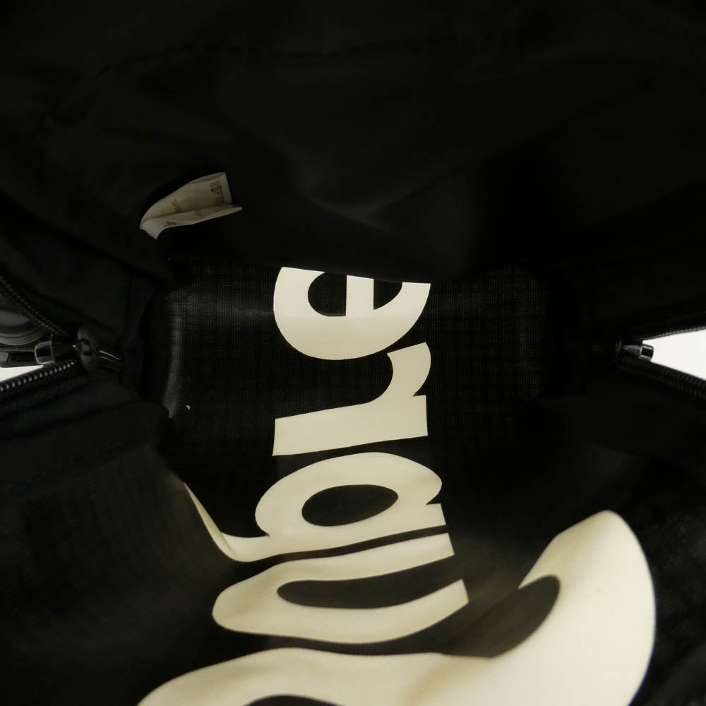 Supreme シュプリーム 21SS NECK POUCH ロゴデザイン ネック ポーチ ショルダー バッグ ブラック系【中古】