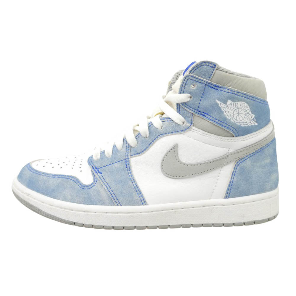 NIKE ナイキ 555088-402 Air Jordan 1 High OG Hyper Royal AJ1 エアジョーダン1 ハイ OG ハイカット スニーカー ホワイト系 ライトブルー系 26.5cm【中古】