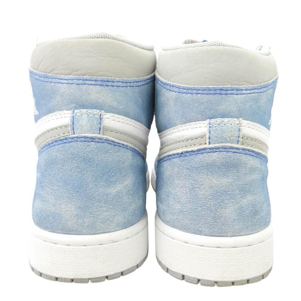 NIKE ナイキ 555088-402 Air Jordan 1 High OG Hyper Royal AJ1 エアジョーダン1 ハイ OG ハイカット スニーカー ホワイト系 ライトブルー系 26.5cm【中古】