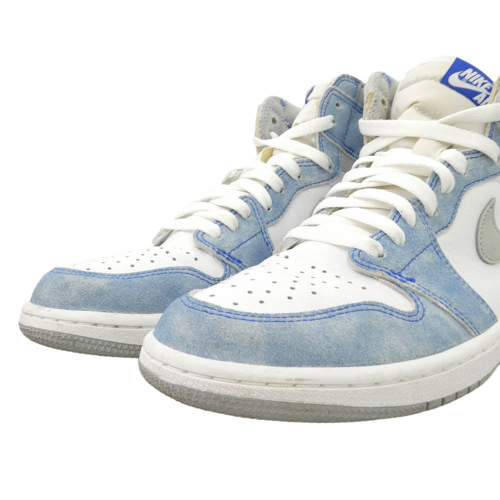 NIKE ナイキ 555088-402 Air Jordan 1 High OG Hyper Royal AJ1 エアジョーダン1 ハイ OG ハイカット スニーカー ホワイト系 ライトブルー系 26.5cm【中古】