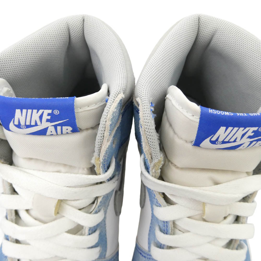 NIKE ナイキ 555088-402 Air Jordan 1 High OG Hyper Royal AJ1 エアジョーダン1 ハイ OG ハイカット スニーカー ホワイト系 ライトブルー系 26.5cm【中古】