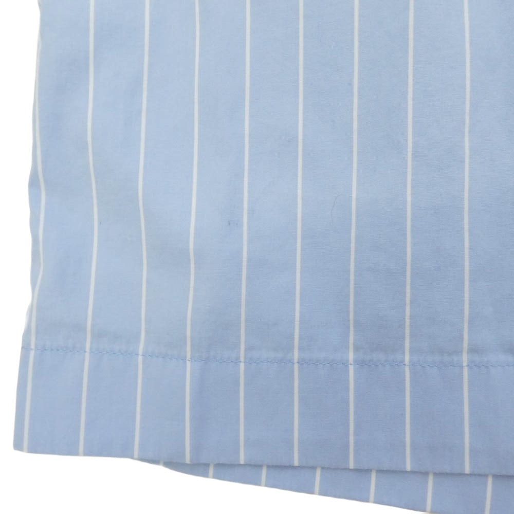 OAMC オーエーエムシー 24SS 24E28OAU98 KURT SHIRT STRIPES ストライプ カート 半袖 シャツ ライトブルー系 S【中古】