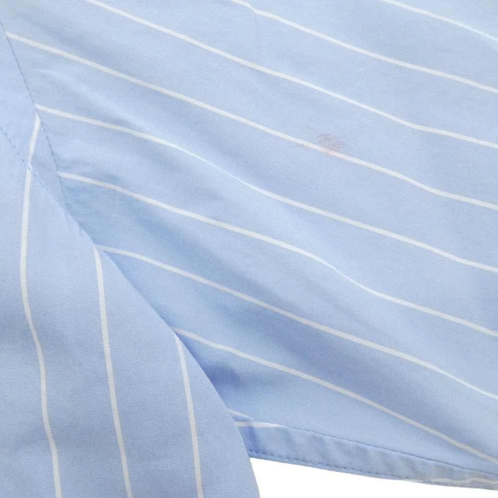OAMC オーエーエムシー 24SS 24E28OAU98 KURT SHIRT STRIPES ストライプ カート 半袖 シャツ ライトブルー系 S【中古】