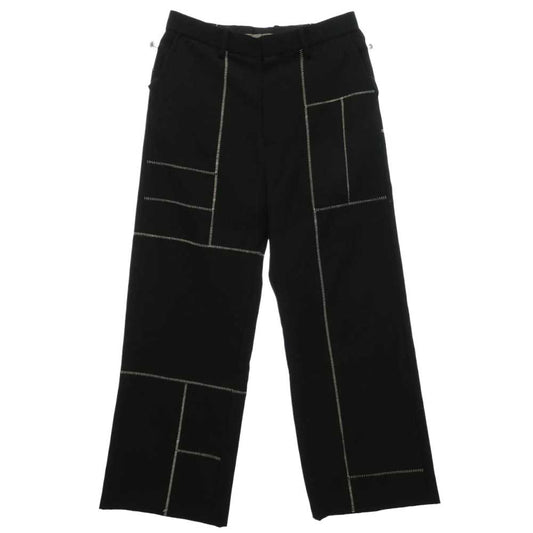 doublet ダブレット 24AW 24AW09PT280 FRANKENSTEIN CUTTING TROUSERS フランケンシュタイン トラウザー パンツ ブラック系【中古】