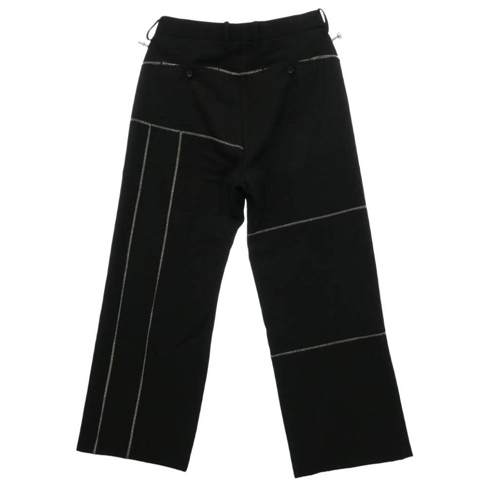doublet ダブレット 24AW 24AW09PT280 FRANKENSTEIN CUTTING TROUSERS フランケンシュタイン トラウザー パンツ ブラック系【中古】