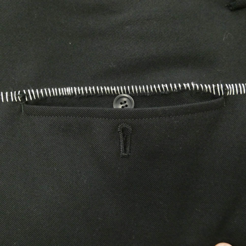 doublet ダブレット 24AW 24AW09PT280 FRANKENSTEIN CUTTING TROUSERS フランケンシュタイン トラウザー パンツ ブラック系【中古】