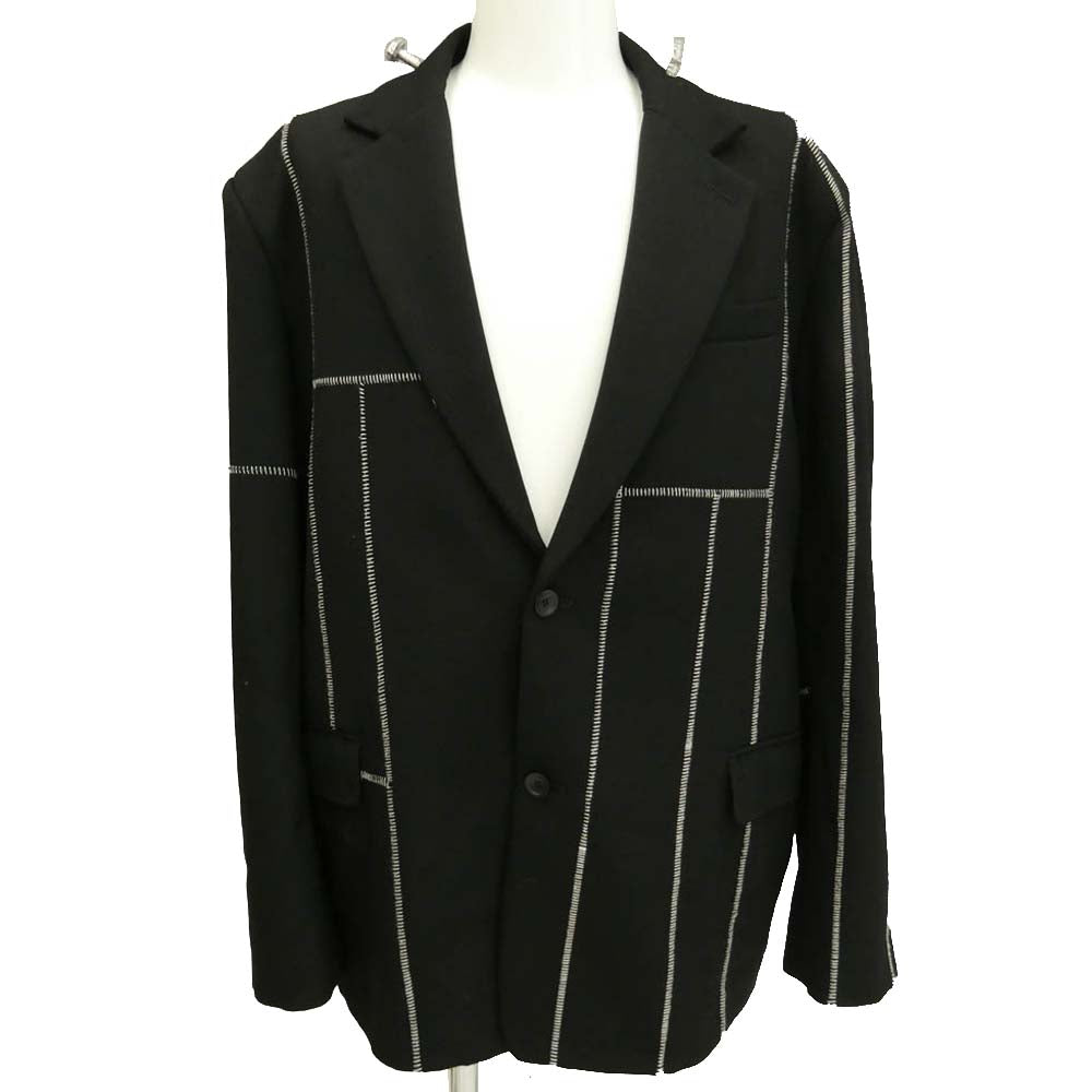 doublet ダブレット 24AW 24AW09JK65 FRANKENSTEIN CUTTING JACKET フランケンシュタイン カッティング ジャケット ブラック系 M【中古】