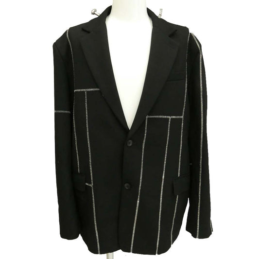 doublet ダブレット 24AW 24AW09JK65 FRANKENSTEIN CUTTING JACKET フランケンシュタイン カッティング ジャケット ブラック系 M【中古】