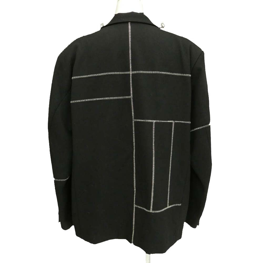 doublet ダブレット 24AW 24AW09JK65 FRANKENSTEIN CUTTING JACKET フランケンシュタイン カッティング ジャケット ブラック系 M【中古】