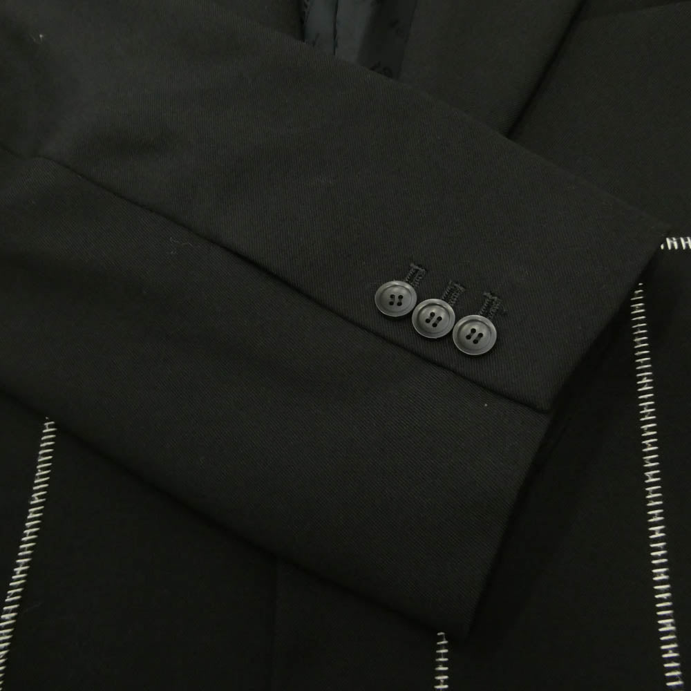 doublet ダブレット 24AW 24AW09JK65 FRANKENSTEIN CUTTING JACKET フランケンシュタイン カッティング ジャケット ブラック系 M【中古】