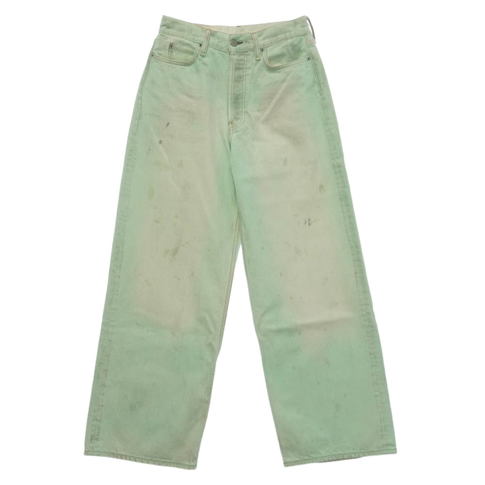 ACNE STUDIOS アクネストゥディオズ 1981M バギーフィット ジーンズ パンツ ライトグリーン系【中古】