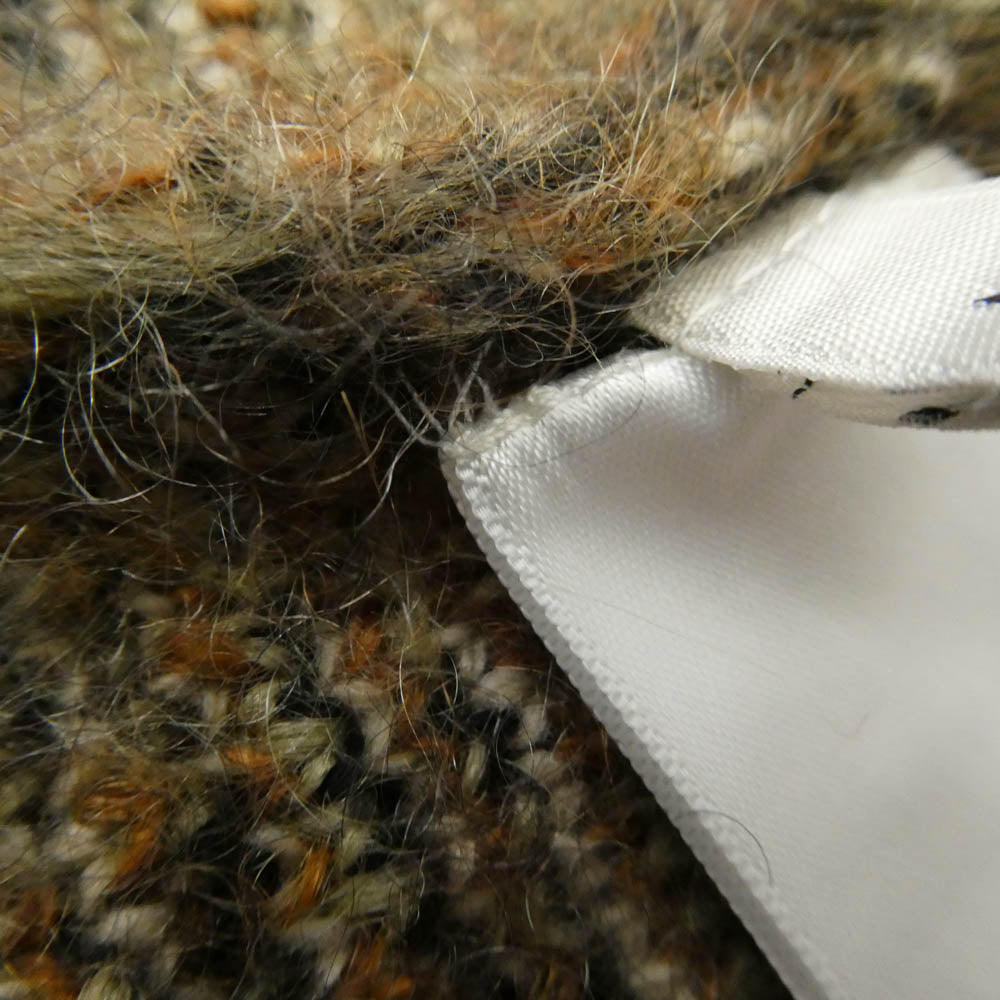 CELINE セリーヌ 24AW RV00Q0ZQ7 レオパード総柄 ブラッシュド モヘア カーディガン ブラウン系 M【中古】