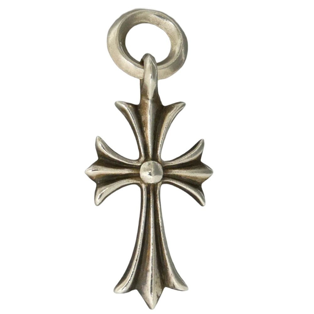CHROME HEARTS クロムハーツ（原本無） TINY CH CROSS タイニーCHクロス チャーム ペンダントトップ シルバー系【中古】