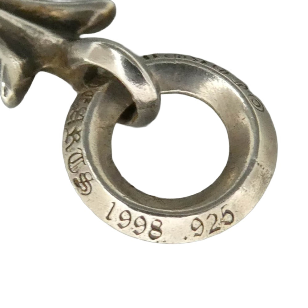 CHROME HEARTS クロムハーツ（原本無） TINY CH CROSS タイニーCHクロス チャーム ペンダントトップ シルバー系【中古】