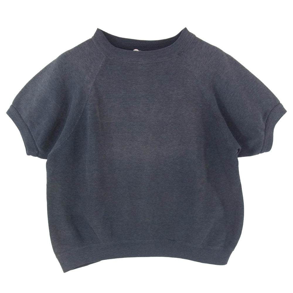ヴィンテージ 60s PENNEYS ぺニーズ ラグラン トレーナー 半袖 スウェット ネイビー系 M【中古】