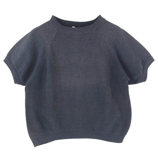 ヴィンテージ 60s PENNEYS ぺニーズ ラグラン トレーナー 半袖 スウェット ネイビー系 M【中古】